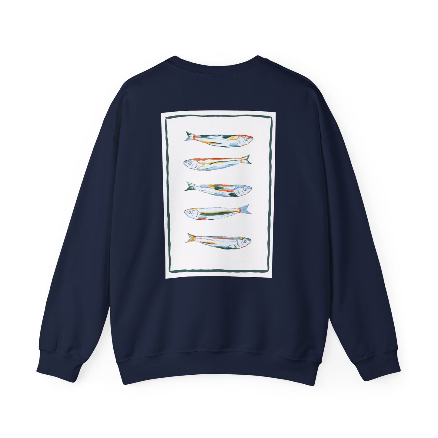 Funky Fish Crewneck Sweatshirt - Zen Frog Cozy & Calm Vibes for All, Perfect Gift for Nature Lovers, Relaxation, and Casual Wear