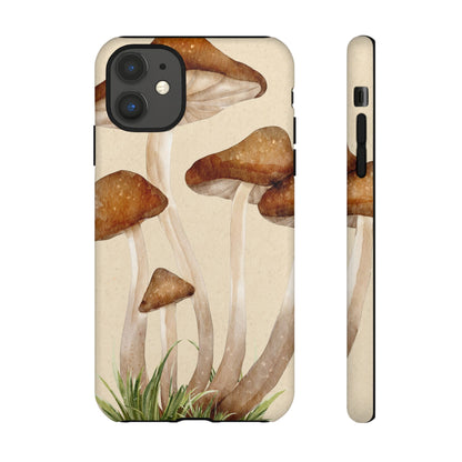 Mushroom Phone Case - Nature Lover, Eco-Friendly Gift, Cute Cell Phone Cover, Aesthetic Tech Accessory, Unique Fall Decor, Artsy Phone Cases, Cute, Gift for Her, Nature-inspired Designs, Durable Cases