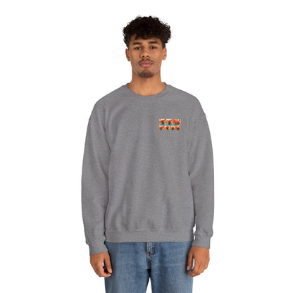 Funky Fish Crewneck Sweatshirt - Zen Frog Cozy & Calm Vibes for All, Perfect Gift for Nature Lovers, Relaxation, and Casual Wear