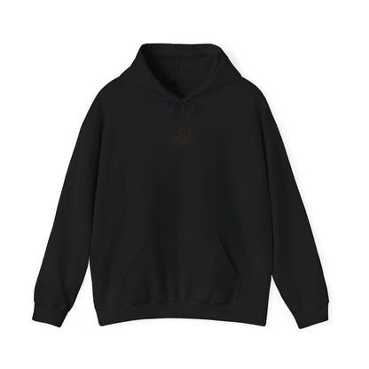 Lotus & Sun Graphic Hoodie - Cozy Unisex Sweatshirt, Trendy Casual Wear, Yoga Gift, Inspirational Apparel, Relaxed Style