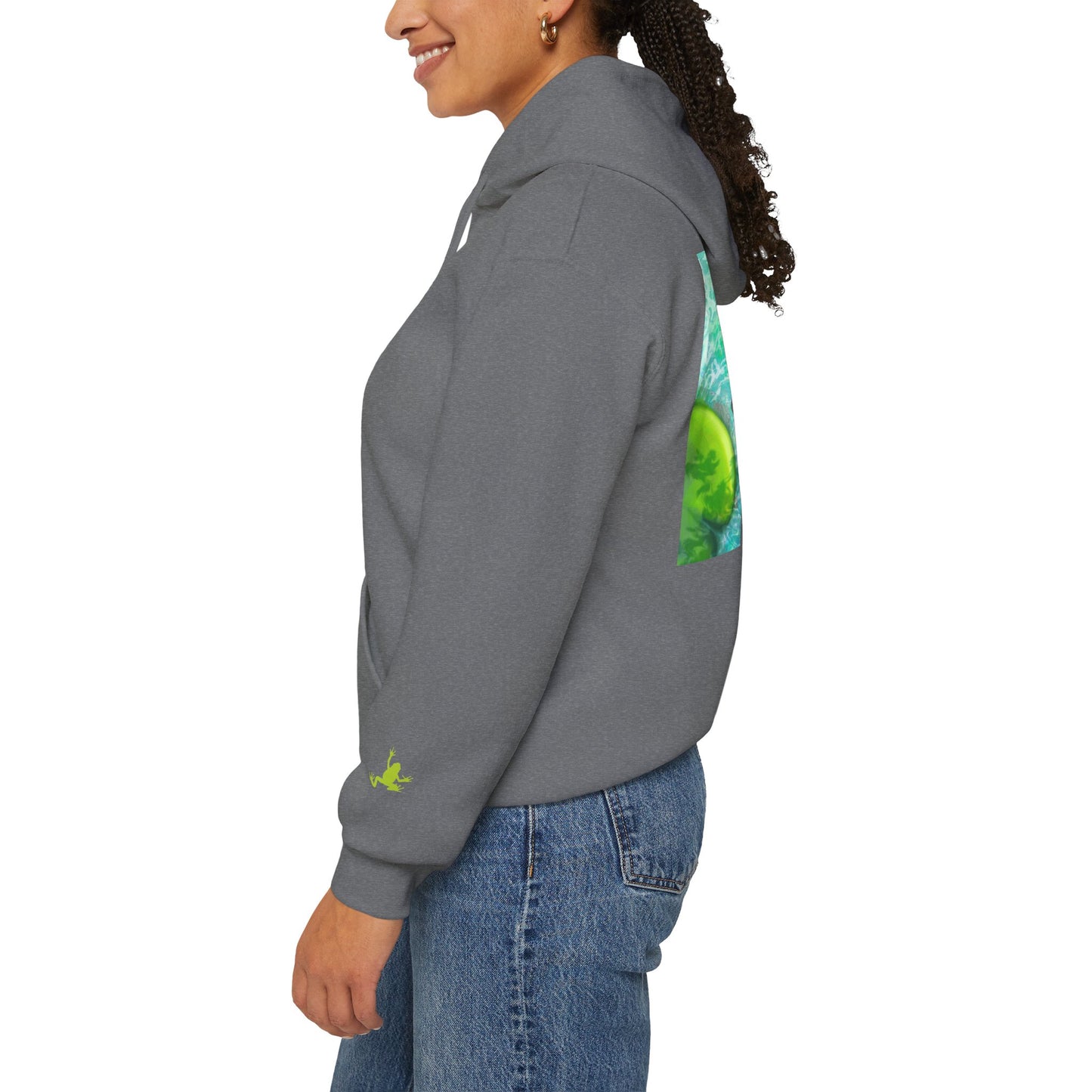 Nature-Inspired Unisex Hooded Sweatshirt, Comfortable Pullover, Casual Clothing, Eco-Friendly Gift, Chill Vibe Hoodie, Relaxing Outfit