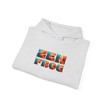 Zen Frog & Moon Unisex Hoodie, Cozy Sweatshirt for Relaxation, Gifts for Nature Lovers, Festival Wear, Everyday Comfort
