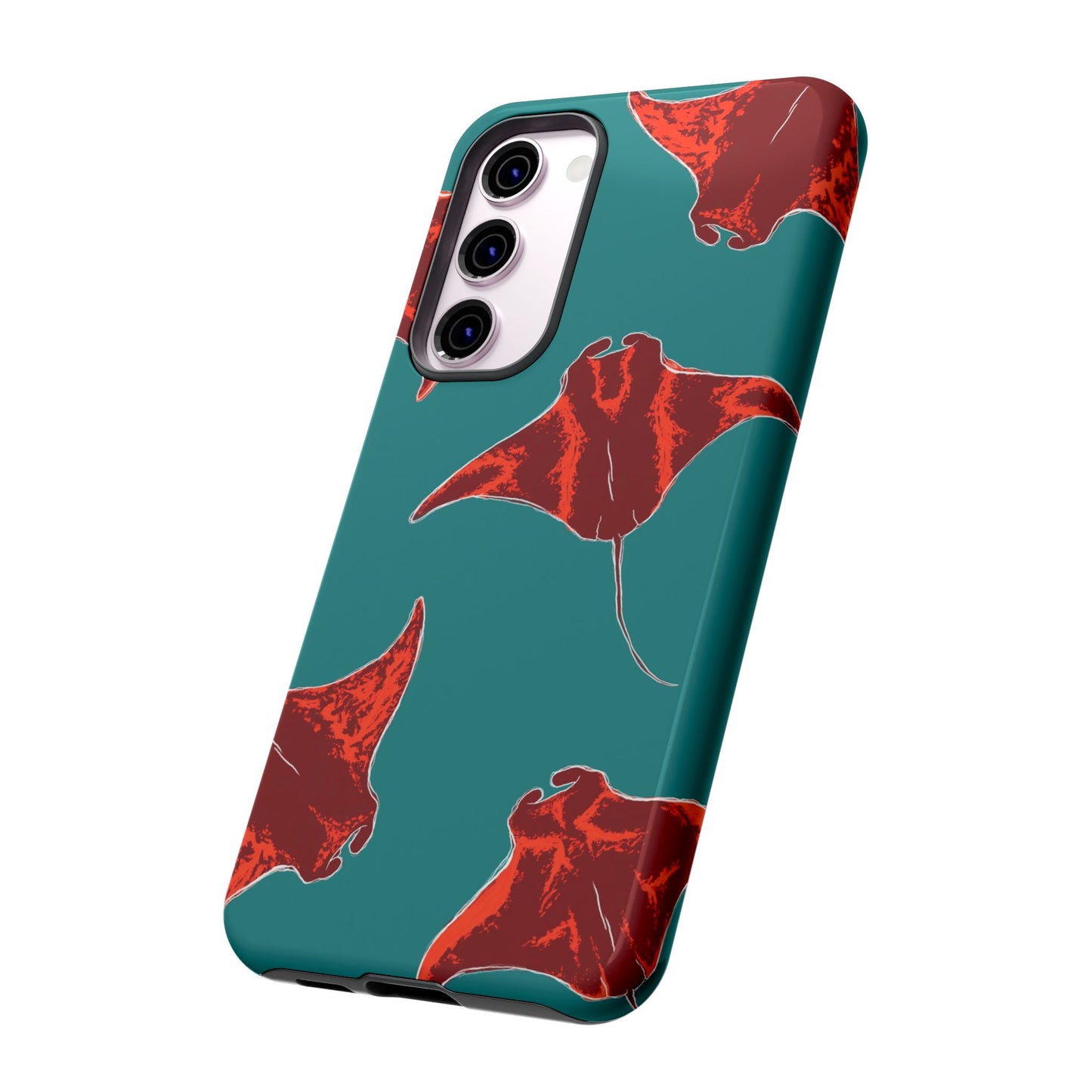Manta Ray Phone Case, Tropical Phone Cover, Ocean Vibe Accessories, Summer Gift Idea, Marine Animal Merchandise