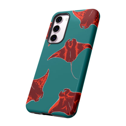 Manta Ray Phone Case, Tropical Phone Cover, Ocean Vibe Accessories, Summer Gift Idea, Marine Animal Merchandise