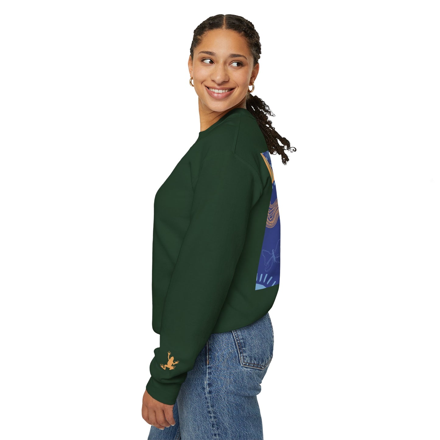 Vibrant Unisex Crewneck Sweatshirt, Cozy Sweatshirt for All Seasons, Casual Wear, Art-Inspired Gift, Spring Fashion, Unisex Apparel