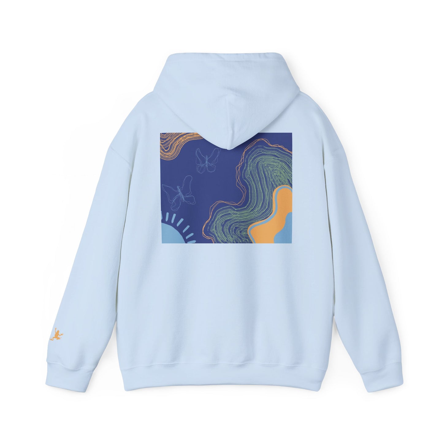 Unisex Heavy Blend™ Hooded Sweatshirt - Cozy Everyday Comfort, Perfect Gift for Nature Lovers and Art Enthusiasts