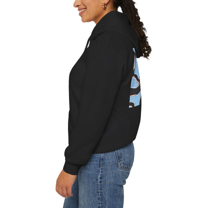 Zen Frog Octopus Unisex Heavy Blend Hooded Sweatshirt, Cozy Graphic Hoodie, Gift for Ocean Lovers, Unique Casual Wear, Relaxed Style