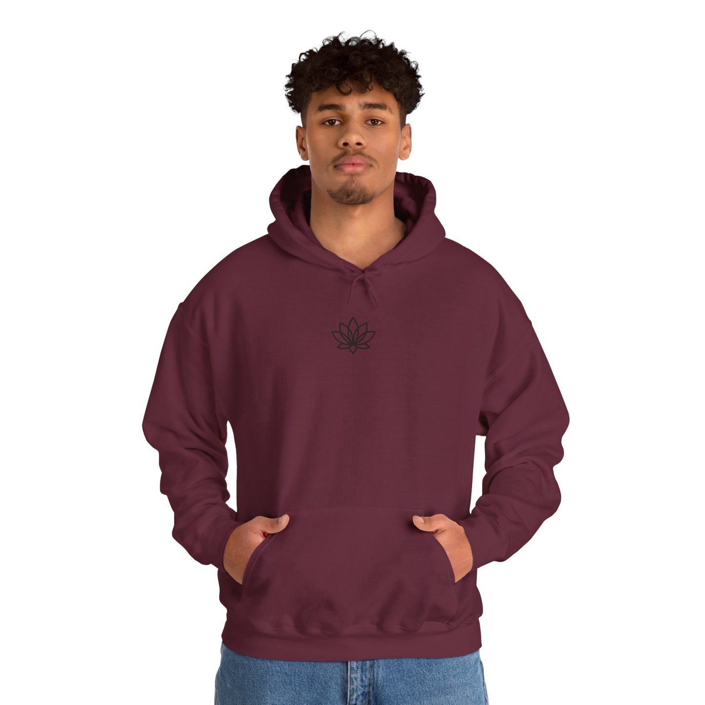 Lotus Sunshine Unisex Hoodie, Cozy Sweatshirt for Relaxation, Nature Lovers Gift, Everyday Comfort, Inspirational Outfit, Gift for Him, Gift for Her, Abstract Crewneck