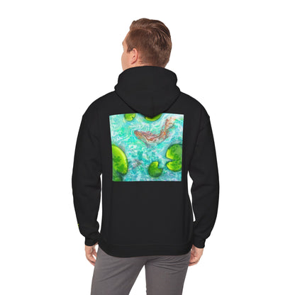 Nature-Inspired Unisex Hooded Sweatshirt, Comfortable Pullover, Casual Clothing, Eco-Friendly Gift, Chill Vibe Hoodie, Relaxing Outfit