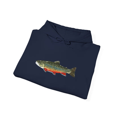 Trout Design Heavy Blend Hoodie, Fishing Gift, Outdoor Apparel, Comfortable Sweatshirt, Unisex Hoodie, Casual Fishing Wear