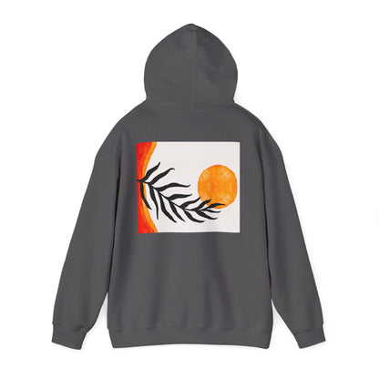 Lotus and Sunset Unisex Hoodie - Cozy Gift for Mindfulness, Meditation, or Nature Lovers, Perfect for Fall and Winter