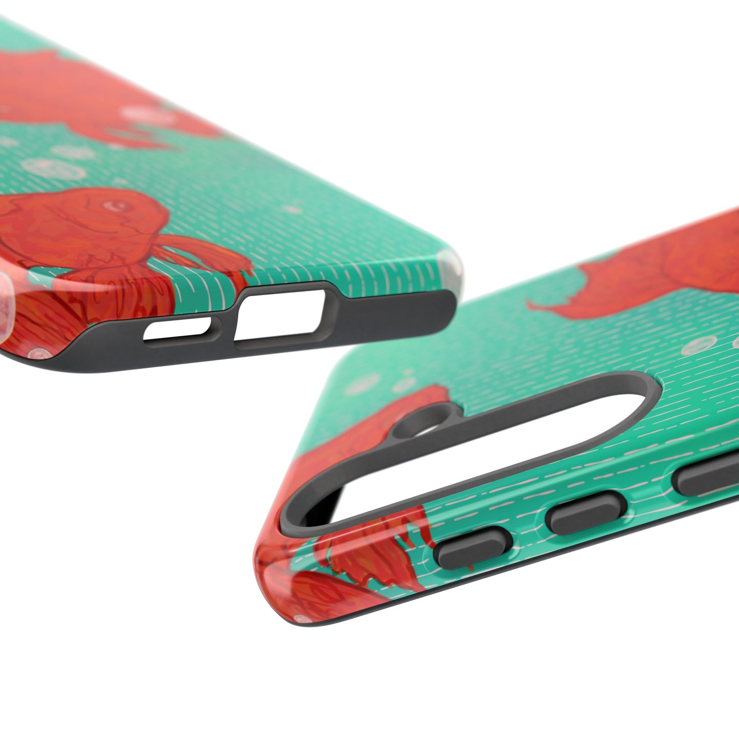 Vibrant Goldfish Phone Case, Colorful iPhone Cover, Ocean Vibe Accessory, Unique Gift for Fish Lovers, Cute Phone Cases