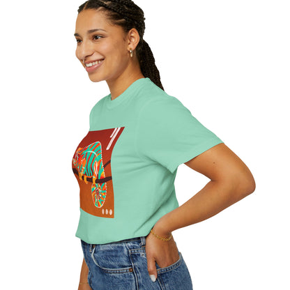 Vibrant Chameleon T-Shirt | Eco-friendly Fashion Tee, Unisex Graphic Tee, Animal Lover Shirt, Gift for Nature Enthusiasts
