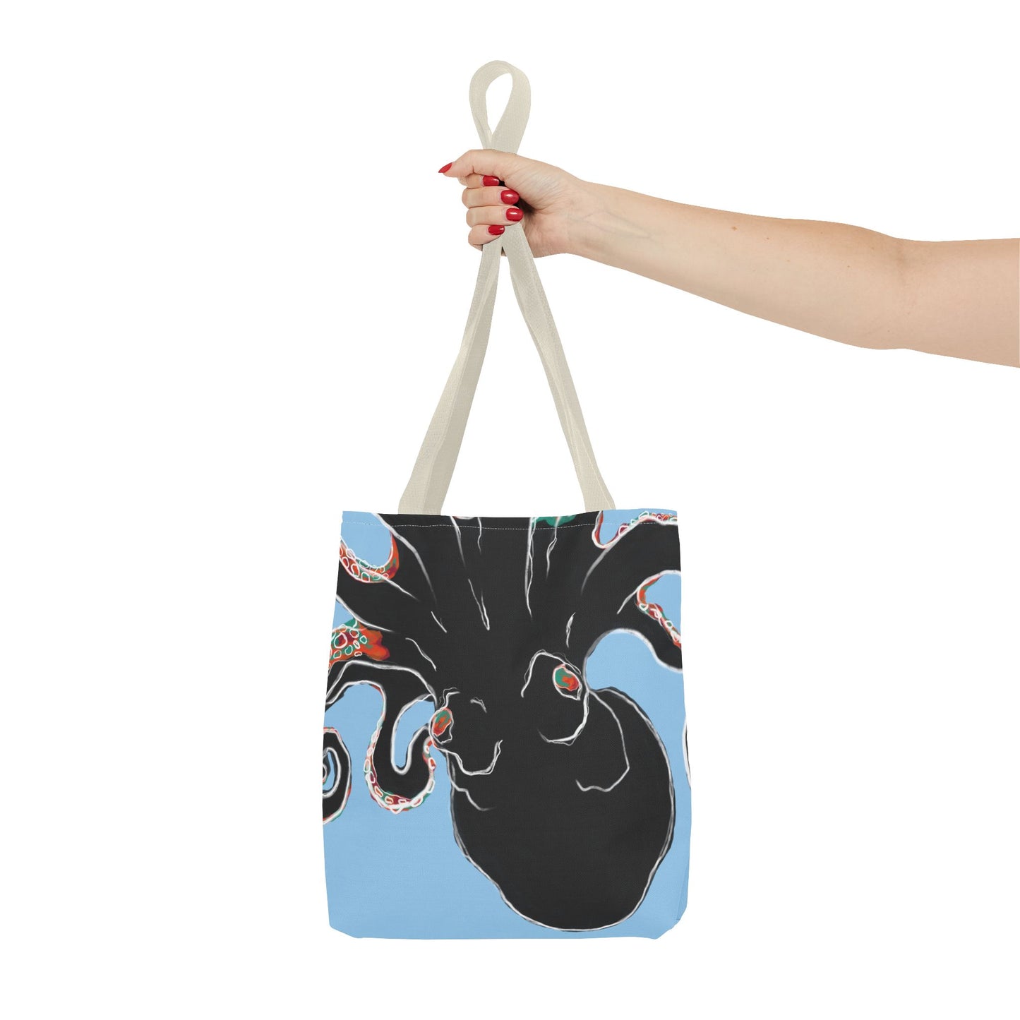 Octopus Tote Bag, Ocean Lover Gift, Reusable Shopping Bag, Beach Accessory, Eco-Friendly Bag, Grocery Tote