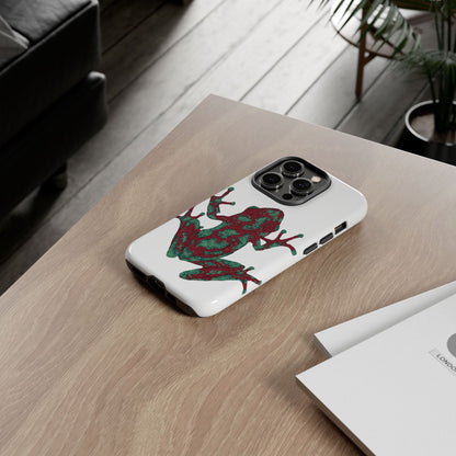 Frog Phone Case, Tough Cases, Eco-Friendly Phone Accessories, Unique Gifts for Nature Lovers, Cute Frog Design