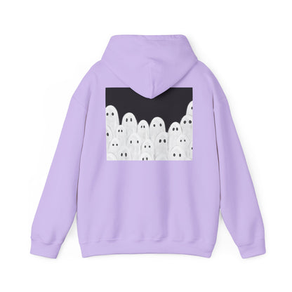 Painted Ghosts Pullover | Halloween Ghost Hoodie, Unisex Boo Sweatshirt, Spooky Gift for Fall, Cozy Halloween Apparel, Ghost Lover Hoodie, Perfect for Spooky Season