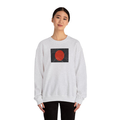 Minimalist Sunset Crewneck Sweatshirt, Cozy Unisex Sweater for Everyday Wear, Gift for Fall, Layering Essential