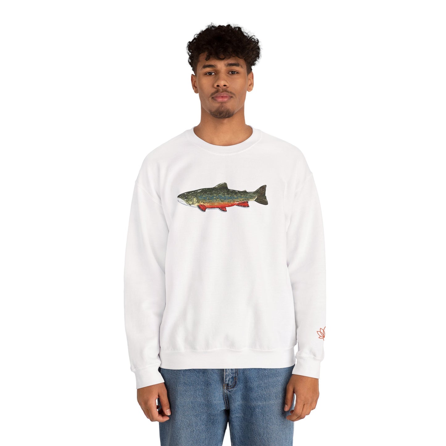 Fishing Vibes Crewneck Sweatshirt | Perfect for Outdoor Lovers, Fishing Gifts, Casual Wear, Eco-Friendly Apparel