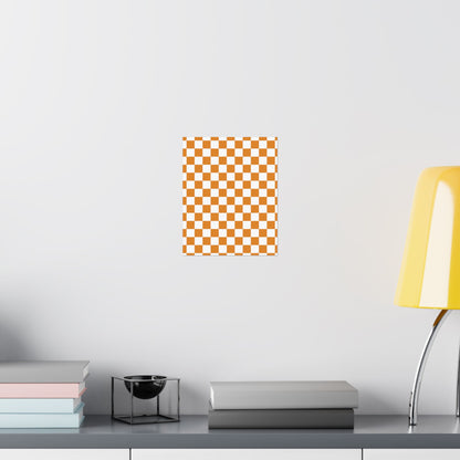 Matte Vertical Checkered Posters, Home Decor, Wall Art, Room Decor, Gift for Her, Modern Aesthetic, Art Print