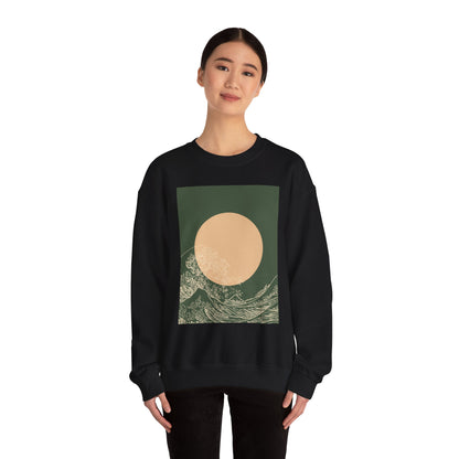 Nature-Inspired Unisex Crewneck Sweatshirt, Cozy Casual Wear, Gift for Outdoor Lovers, Perfect for Fall and Winter