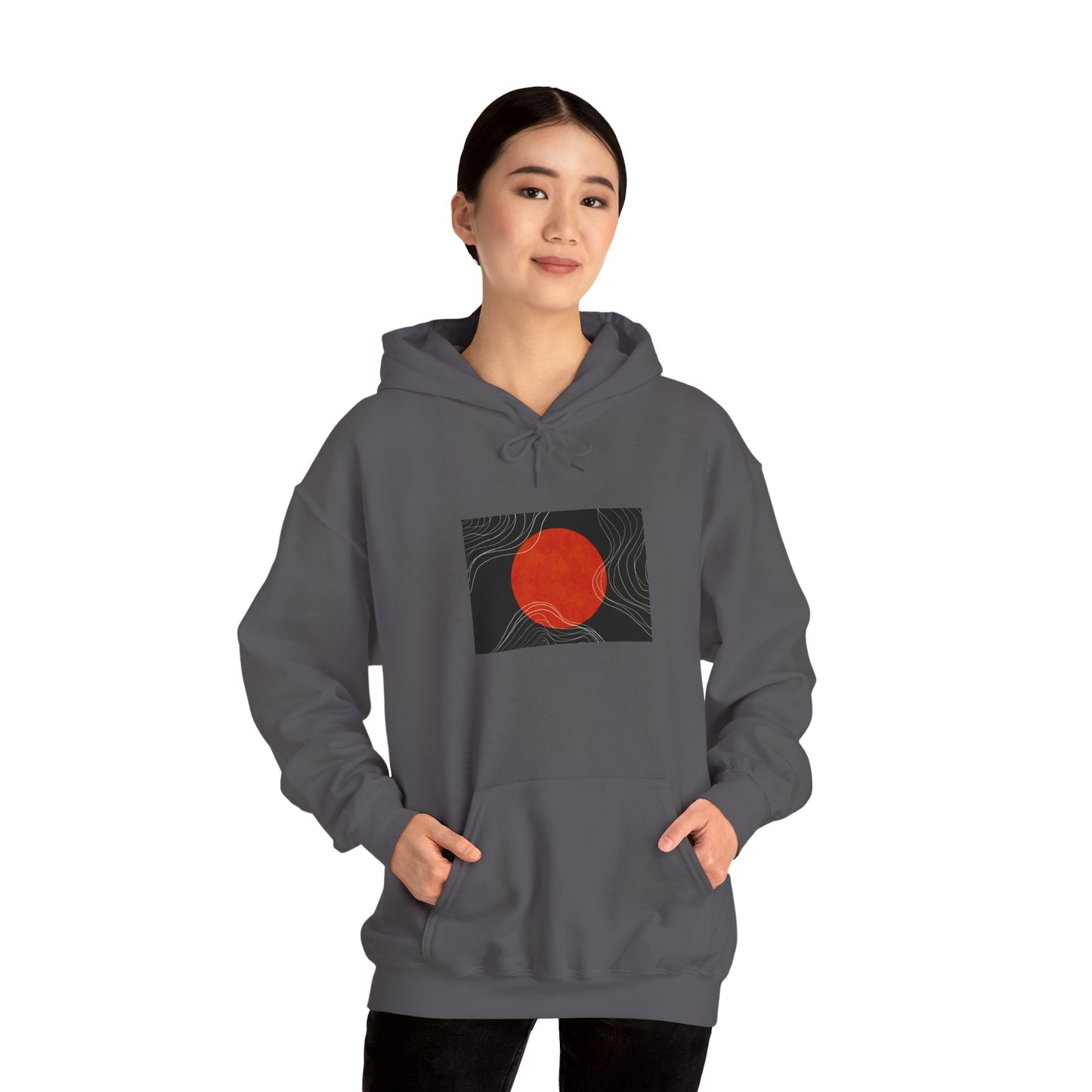 Minimalist Graphic Hoodie for Comfort, Cozy Sweatshirt for Everyday Wear, Trendy Hooded Pullover, Casual Gift for Friends