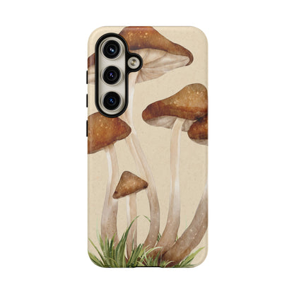 Mushroom Phone Case - Nature Lover, Eco-Friendly Gift, Cute Cell Phone Cover, Aesthetic Tech Accessory, Unique Fall Decor, Artsy Phone Cases, Cute, Gift for Her, Nature-inspired Designs, Durable Cases