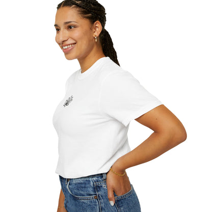 Lotus Bloom Unisex T-shirt, Soft Cotton Tee, Spiritual Gift, Meditation Wear, Casual Daily Outfit, Nature Lover Apparel
