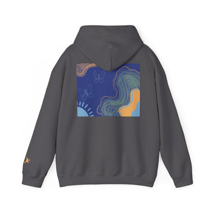 Unisex Heavy Blend™ Hooded Sweatshirt - Cozy Everyday Comfort, Perfect Gift for Nature Lovers and Art Enthusiasts