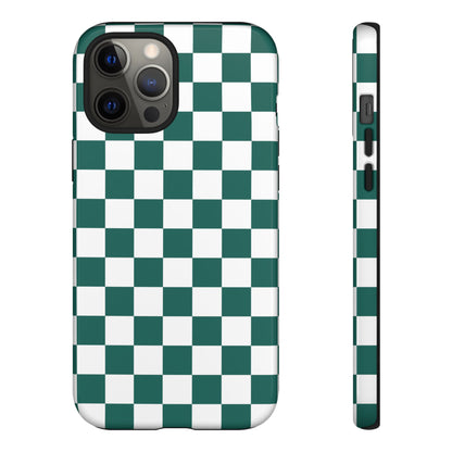 Stylish Checkered Phone Case, Protective Cover, Unique Gift, Trendy Accessory, Customizable Design, Ideal for All Ages