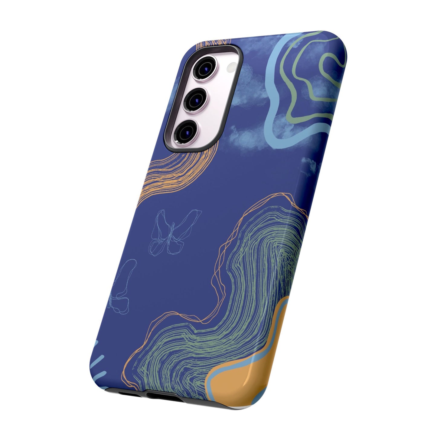 Artistic Phone Case, Abstract Phone Cover, Gift for Her, Modern Design, Boho Phone Case, Unique Phone Accessories