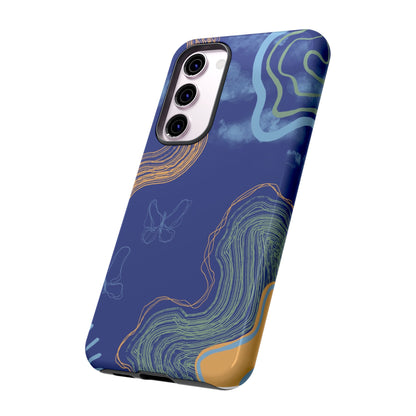 Artistic Phone Case, Abstract Phone Cover, Gift for Her, Modern Design, Boho Phone Case, Unique Phone Accessories