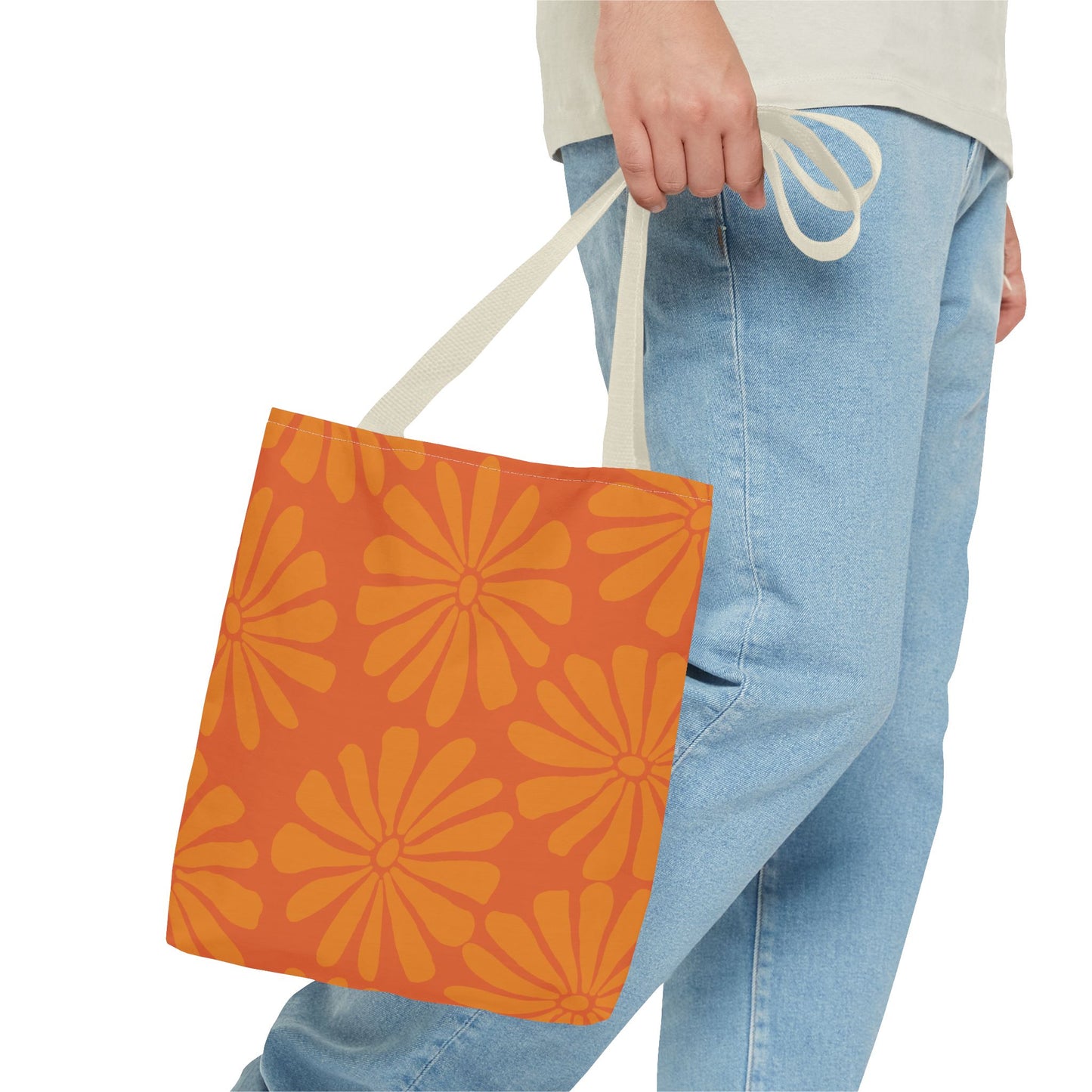 Vibrant Floral Tote Bag - Fun, Stylish, Versatile for Everyday Use, Beach, Shopping, Gifts, Travel