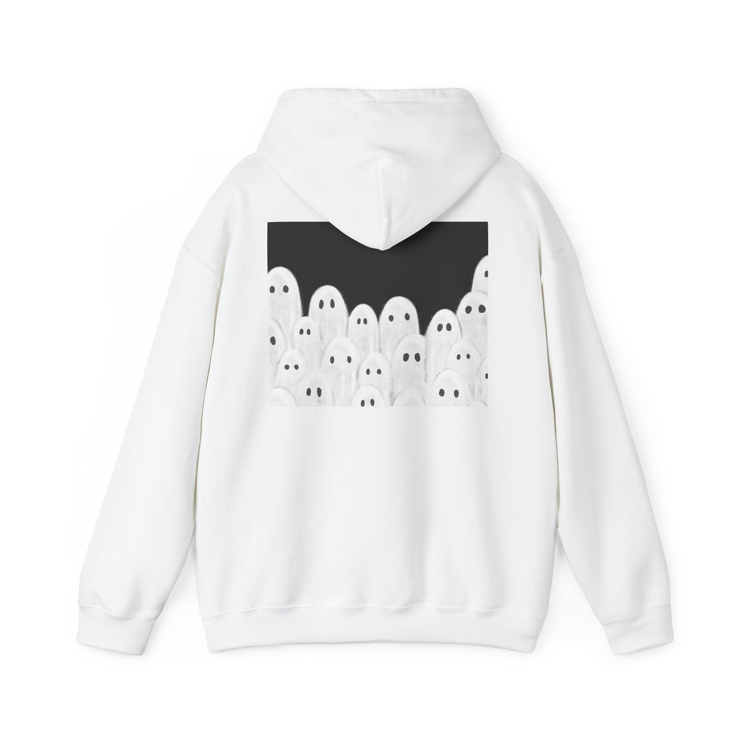 Painted Ghosts Pullover | Halloween Ghost Hoodie, Unisex Boo Sweatshirt, Spooky Gift for Fall, Cozy Halloween Apparel, Ghost Lover Hoodie, Perfect for Spooky Season