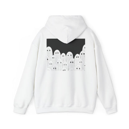 Painted Ghosts Pullover | Halloween Ghost Hoodie, Unisex Boo Sweatshirt, Spooky Gift for Fall, Cozy Halloween Apparel, Ghost Lover Hoodie, Perfect for Spooky Season
