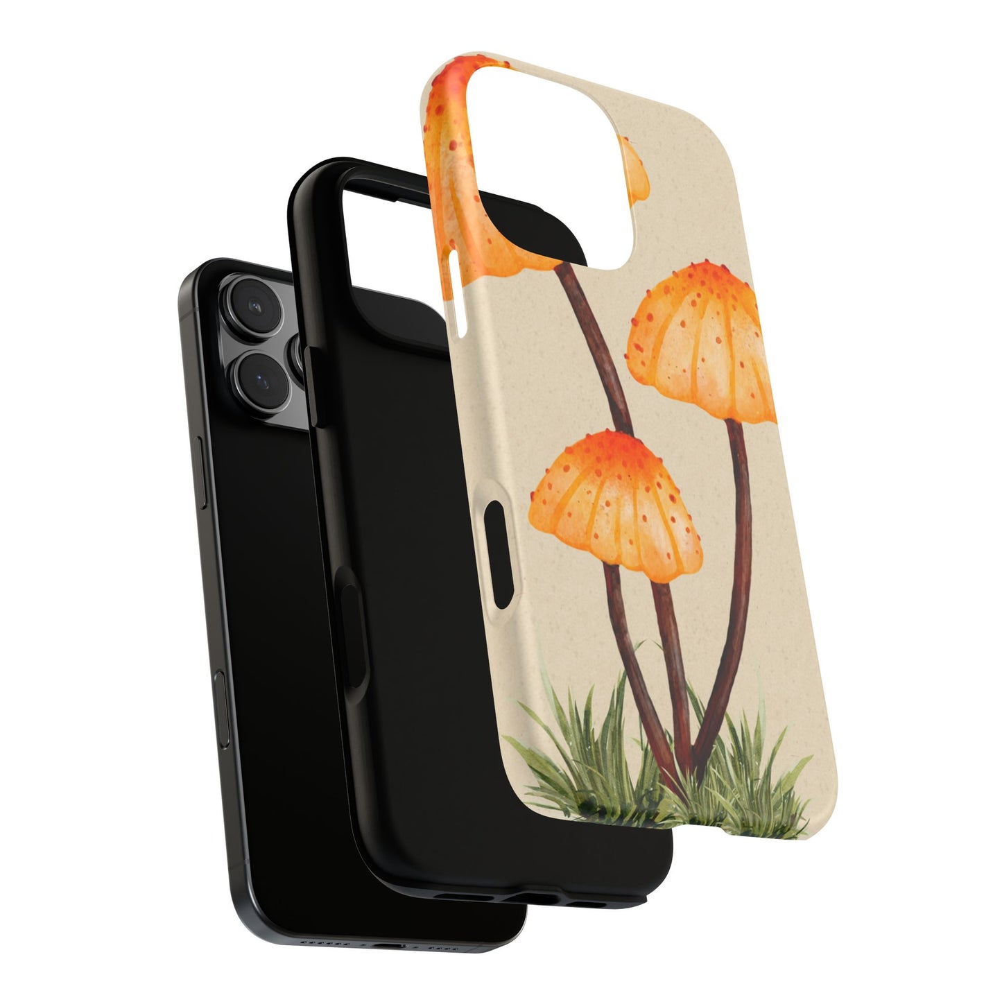 Mushroom Phone Case, Tough Cases for Nature Lovers, Unique Phone Covers, Gifts for Eco Enthusiasts, Fun Protective Cases