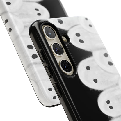 Painted Ghosts Phone Case | Ghostly Tough Phone Case for Spooky Style, Halloween Gift, Phone Cover, Ghost Theme, Unique Accessory, Spooky Season, Viral Painted Ghosts Inspired Design