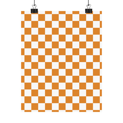Matte Vertical Checkered Posters, Home Decor, Wall Art, Room Decor, Gift for Her, Modern Aesthetic, Art Print