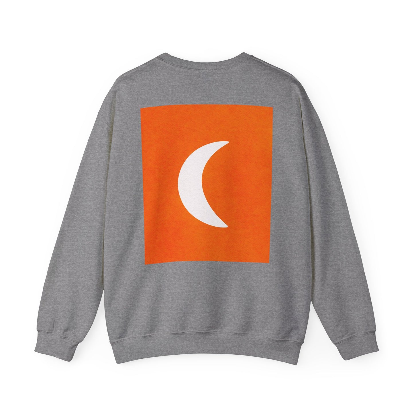 Zen Frog Crewneck Sweatshirt, Cozy Unisex Sweatshirt, Relaxed Fit Fashion, Perfect Gift for Friends, Everyday Style, Casual Wear, Simple Moon Design, Gift for Him, Gift for Her