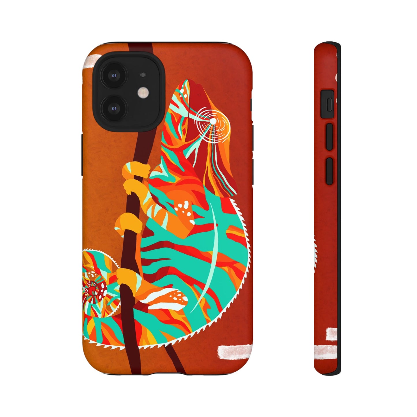 Chameleon Phone Case - Vibrant Artistic Design, Tough Cases for Animal Lovers, Unique Gift, Eco-Friendly Protection