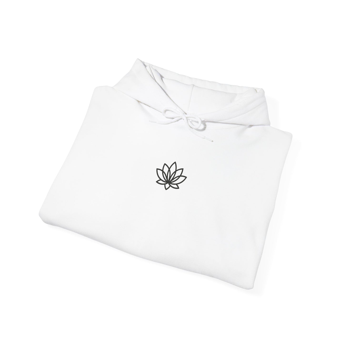 Lotus Design Hooded Sweatshirt, Unisex Hoodie, Cozy Fashion, Yoga Gift, Spiritual Apparel, Meditation Wear, Gift for Him, Gift for Her, Fall Crewneck, Autumn Vibes