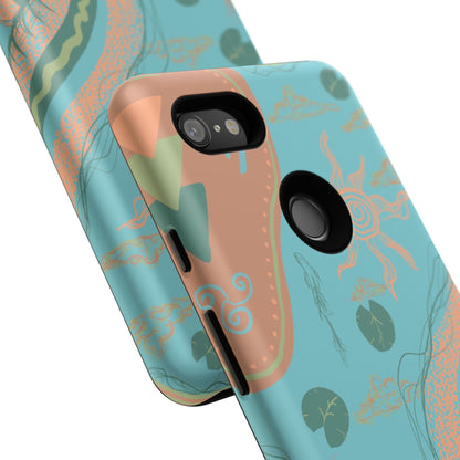 Whimsical Phone Case with Artistic Ocean Design, Floral Phone Cover, Unique Gift for Nature Lovers, Eco-Friendly Cell Accessories, [...]