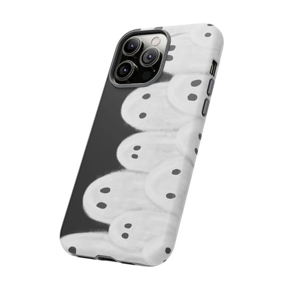 Painted Ghosts Phone Case | Ghostly Tough Phone Case for Spooky Style, Halloween Gift, Phone Cover, Ghost Theme, Unique Accessory, Spooky Season, Viral Painted Ghosts Inspired Design