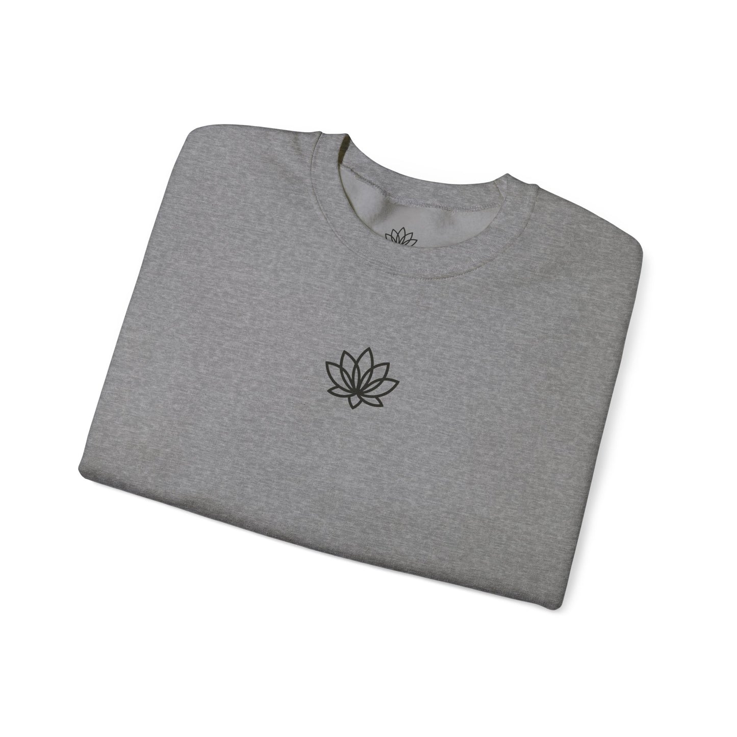 Lotus Flower Unisex Crewneck Sweatshirt, Cozy Sweatshirt, Flower Sweatshirt, Gift for Her, Casual Wear, Spring Fashion