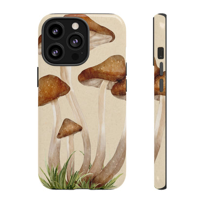 Mushroom Phone Case - Nature Lover, Eco-Friendly Gift, Cute Cell Phone Cover, Aesthetic Tech Accessory, Unique Fall Decor, Artsy Phone Cases, Cute, Gift for Her, Nature-inspired Designs, Durable Cases