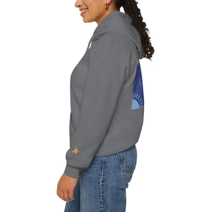 Unisex Heavy Blend™ Hooded Sweatshirt - Cozy Everyday Comfort, Perfect Gift for Nature Lovers and Art Enthusiasts