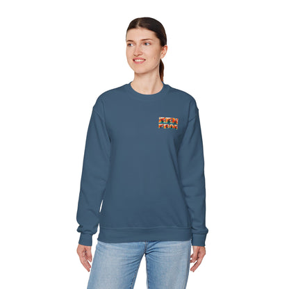Funky Snake Unisex Crewneck Sweatshirt, Cozy Apparel, Unique Gift, Snake Art, Relaxed Style, Perfect for Casual Outings