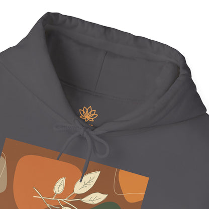 Botanical Design Unisex Hoodie, Cozy Sweatshirt for Nature Lovers, Gift for Friends, Autumn Fashion, Comfortable Casual Wear
