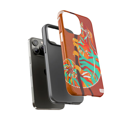Chameleon Phone Case - Vibrant Artistic Design, Tough Cases for Animal Lovers, Unique Gift, Eco-Friendly Protection