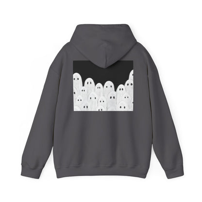Painted Ghosts Pullover | Halloween Ghost Hoodie, Unisex Boo Sweatshirt, Spooky Gift for Fall, Cozy Halloween Apparel, Ghost Lover Hoodie, Perfect for Spooky Season