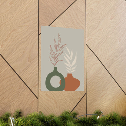 Decorative Wall Art Prints, Modern Home Decor, Botanical Prints, Minimalist Poster Art, Gift for Plant Lovers